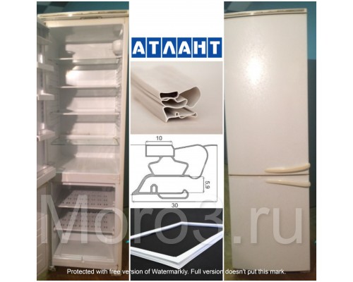 Уплотнительная резина Атлант 7204 морозилка (56-160 см)
